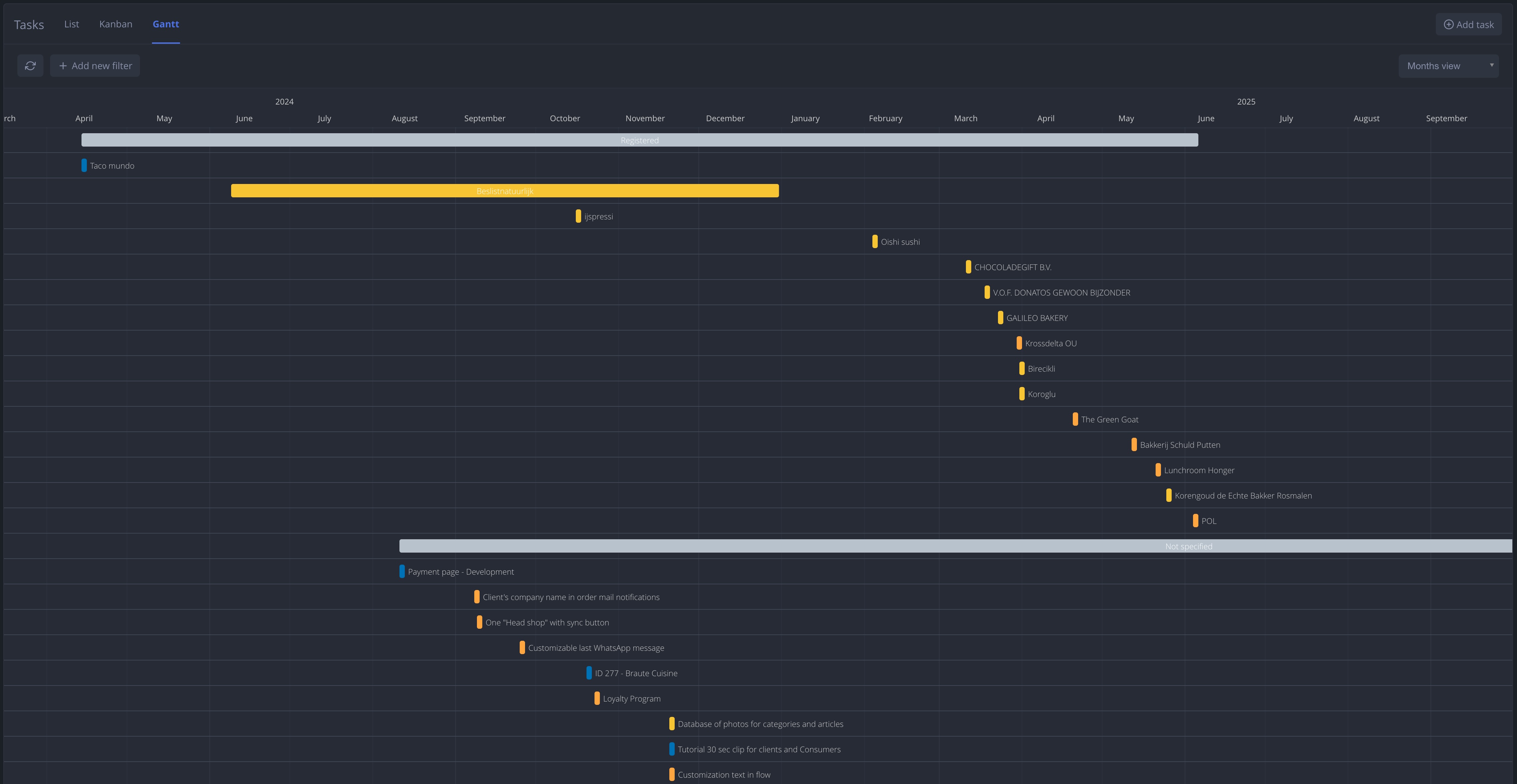 NIZU Projects Screenshot
